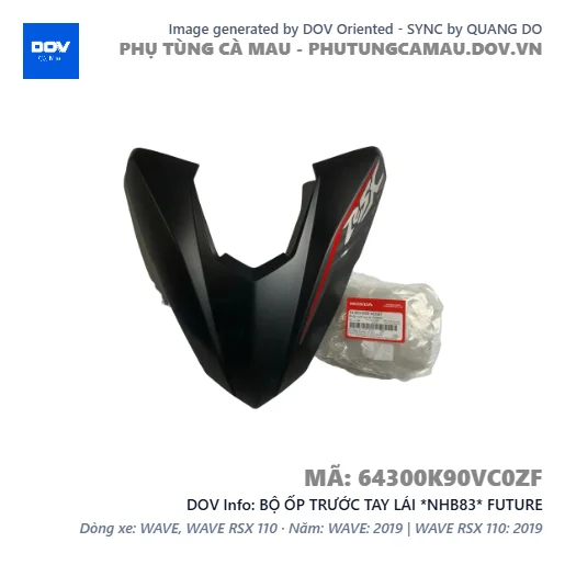 BỘ ỐP TRƯỚC TAY LÁI *NHB83* FUTURE — 64300K90VC0ZF