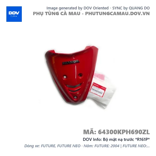 Bộ mặt nạ trước *R161P* — 64300KPH690ZL
