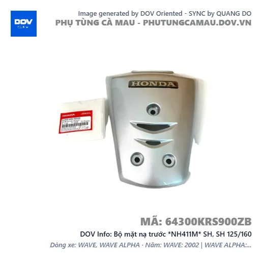 Bộ mặt nạ trước *NH411M* SH, SH 125/160 — 64300KRS900ZB