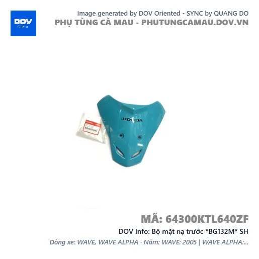 Bộ mặt nạ trước *BG132M* SH — 64300KTL640ZF