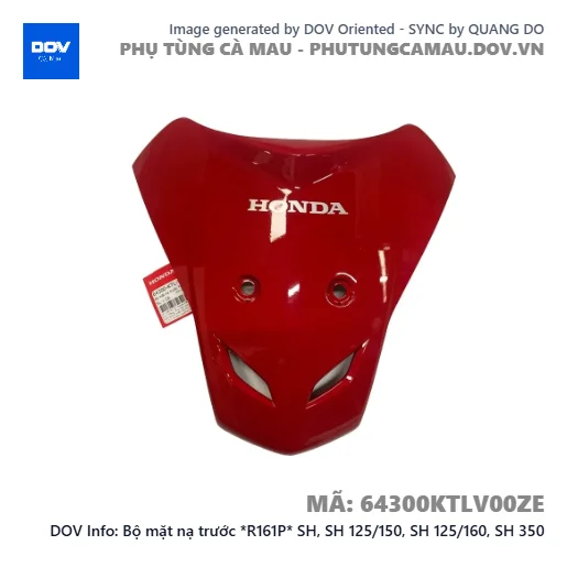 Bộ mặt nạ trước *R161P* SH, SH 125/150, SH 125/160, SH 350 — 64300KTLV00ZE