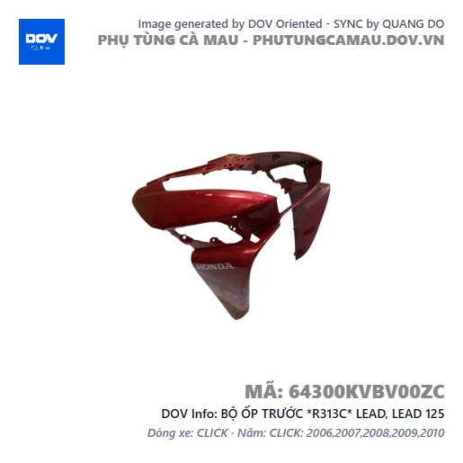 BỘ ỐP TRƯỚC *R313C* LEAD, LEAD 125 — 64300KVBV00ZC