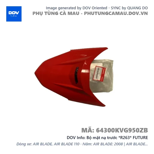 Bộ mặt nạ trước *R263* FUTURE — 64300KVG950ZB