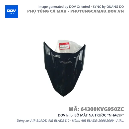 BỘ MẶT NẠ TRƯỚC *NHA69P*  — 64300KVG950ZC