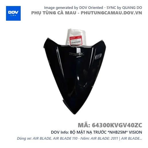 BỘ MẶT NẠ TRƯỚC *NHB25M* VISION — 64300KVGV40ZC