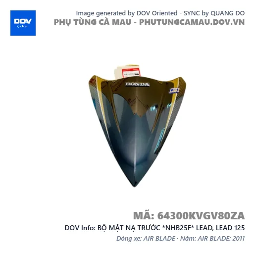 BỘ MẶT NẠ TRƯỚC *NHB25F* LEAD, LEAD 125 — 64300KVGV80ZA