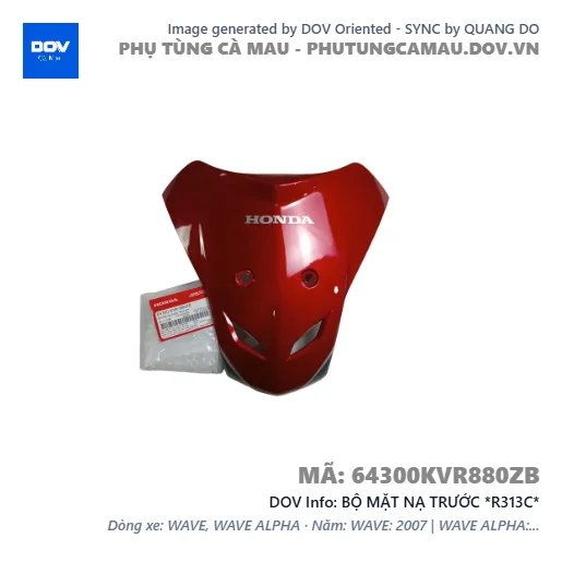 BỘ MẶT NẠ TRƯỚC *R313C*  — 64300KVR880ZB