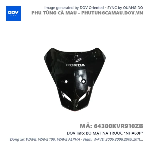 BỘ MẶT NẠ TRƯỚC *NHA69P*  — 64300KVR910ZB