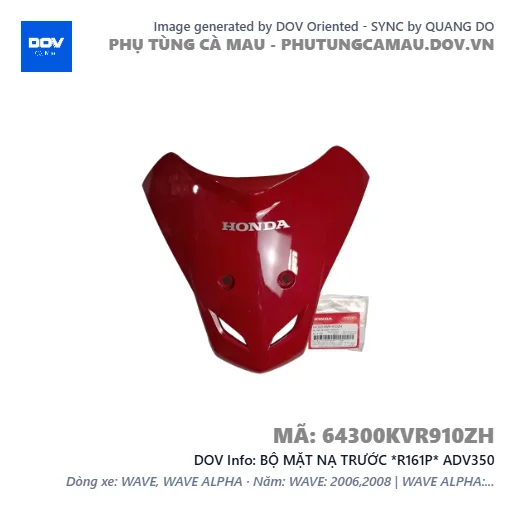 BỘ MẶT NẠ TRƯỚC *R161P* ADV350 — 64300KVR910ZH