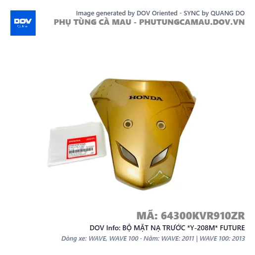 BỘ MẶT NẠ TRƯỚC *Y-208M* FUTURE — 64300KVR910ZR