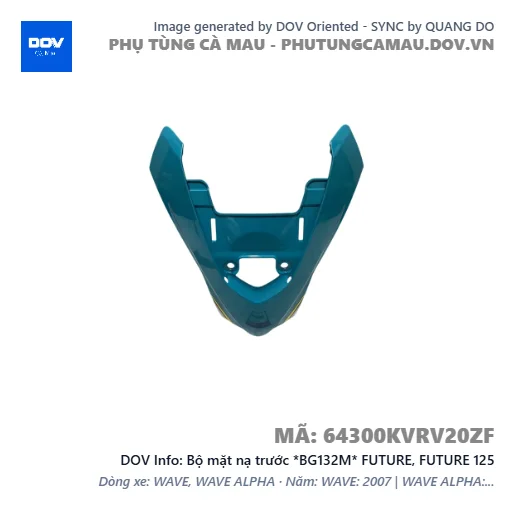 Bộ mặt nạ trước *BG132M* FUTURE, FUTURE 125 — 64300KVRV20ZF