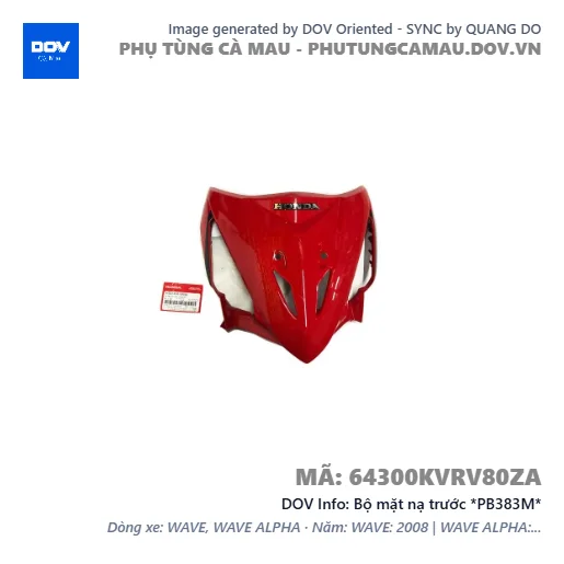 Bộ mặt nạ trước *PB383M* — 64300KVRV80ZA