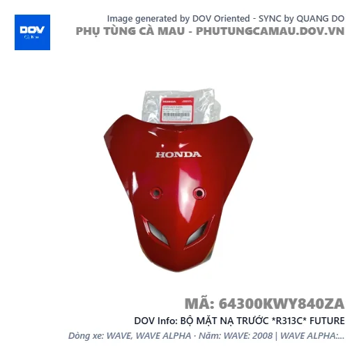 BỘ MẶT NẠ TRƯỚC *R313C* FUTURE — 64300KWY840ZA