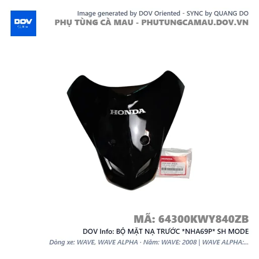 BỘ MẶT NẠ TRƯỚC *NHA69P* SH MODE — 64300KWY840ZB