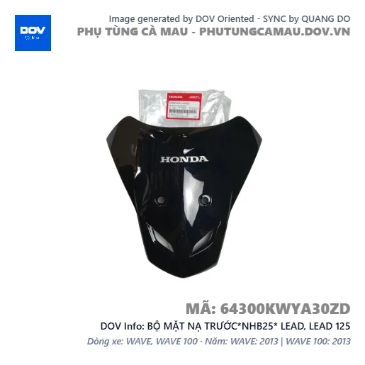 BỘ MẶT NẠ TRƯỚC*NHB25* LEAD, LEAD 125 — 64300KWYA30ZD