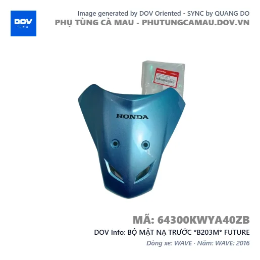 BỘ MẶT NẠ TRƯỚC *B203M* FUTURE — 64300KWYA40ZB