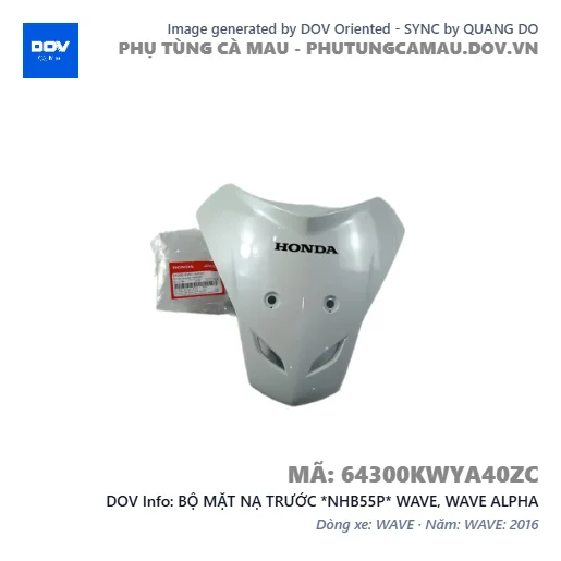 BỘ MẶT NẠ TRƯỚC *NHB55P* WAVE, WAVE ALPHA — 64300KWYA40ZC