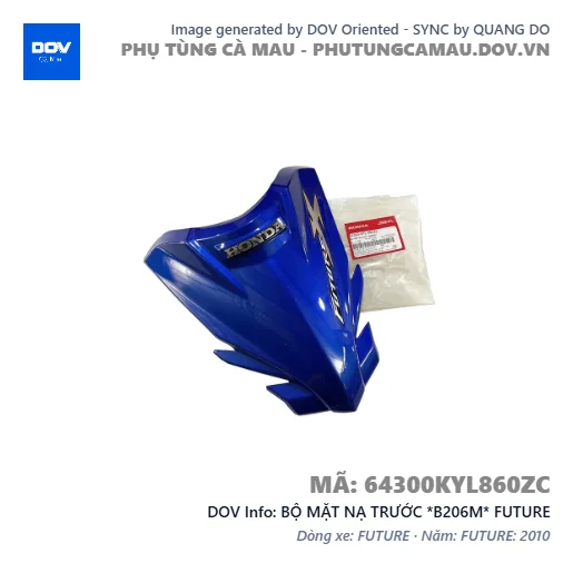 BỘ MẶT NẠ TRƯỚC *B206M* FUTURE — 64300KYL860ZC