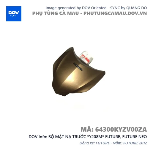 BỘ MẶT NẠ TRƯỚC *Y208M* FUTURE, FUTURE NEO — 64300KYZV00ZA
