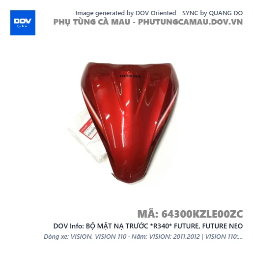 BỘ MẶT NẠ TRƯỚC *R340* FUTURE, FUTURE NEO — 64300KZLE00ZC