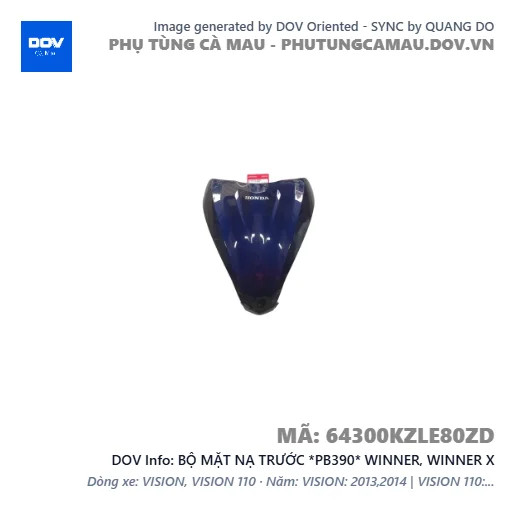 BỘ MẶT NẠ TRƯỚC *PB390* WINNER, WINNER X — 64300KZLE80ZD
