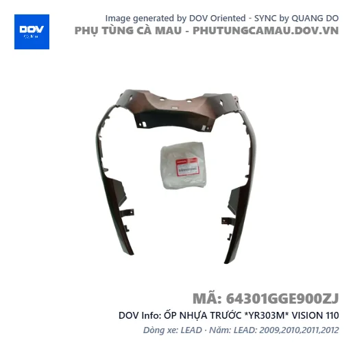 ỐP NHỰA TRƯỚC *YR303M* VISION 110 — 64301GGE900ZJ
