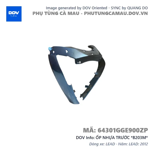 ỐP NHỰA TRƯỚC *B203M* — 64301GGE900ZP