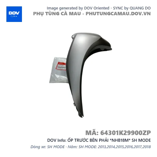 ỐP TRƯỚC BÊN PHẢI *NHB18M* SH MODE — 64301K29900ZP