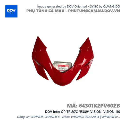 ỐP TRƯỚC *R389* VISION, VISION 110 — 64301K2PV60ZB