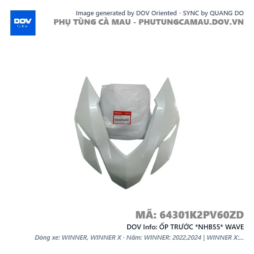 ỐP TRƯỚC *NHB55* WAVE — 64301K2PV60ZD