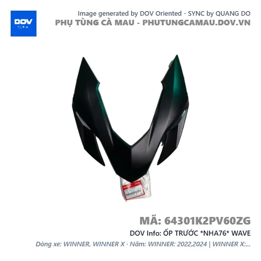 ỐP TRƯỚC *NHA76* WAVE — 64301K2PV60ZG