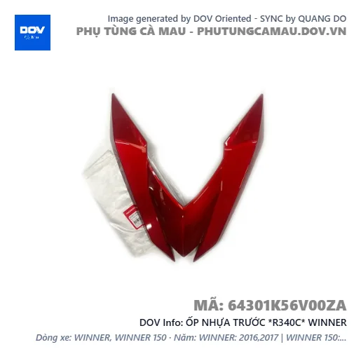ỐP NHỰA TRƯỚC *R340C* WINNER — 64301K56V00ZA