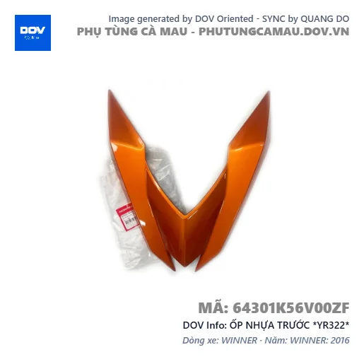 ỐP NHỰA TRƯỚC *YR322* — 64301K56V00ZF