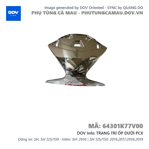 TRANG TRÍ ỐP DƯỚI PCX — 64301K77V00