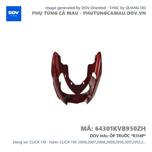 ỐP TRƯỚC *R314P* — 64301KVB950ZH