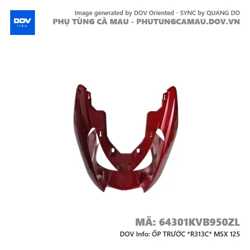 ỐP TRƯỚC *R313C* MSX 125 — 64301KVB950ZL