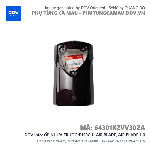 ỐP NHỰA TRƯỚC*R150CU* AIR BLADE, AIR BLADE 110 — 64301KZVV30ZA