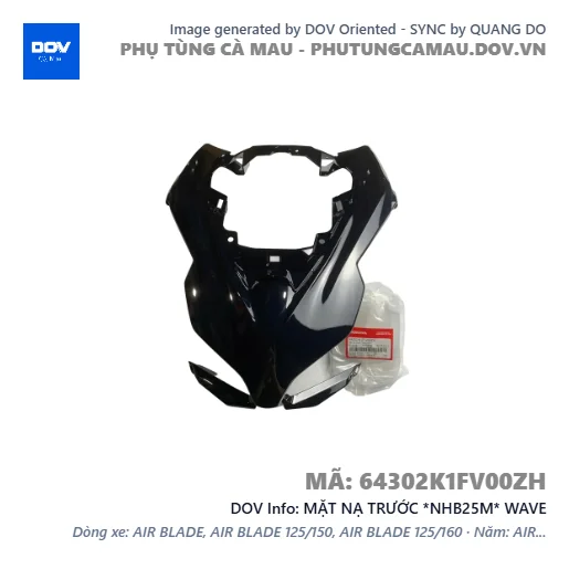 MẶT NẠ TRƯỚC *NHB25M* WAVE — 64302K1FV00ZH