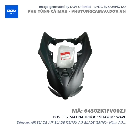 MẶT NẠ TRƯỚC *NHA76M* WAVE — 64302K1FV00ZJ