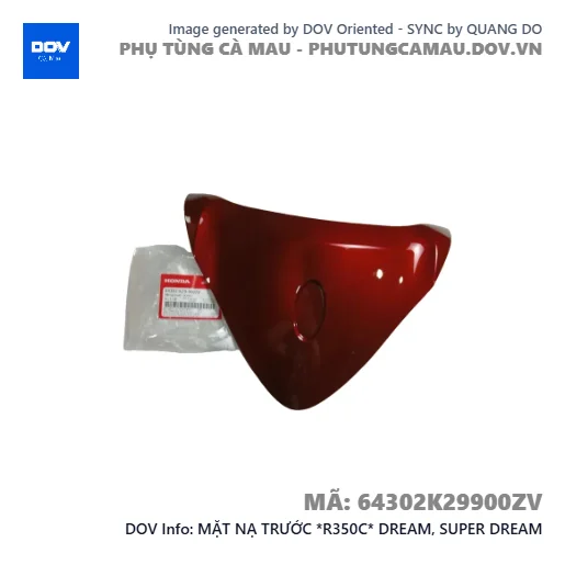 MẶT NẠ TRƯỚC *R350C* DREAM, SUPER DREAM — 64302K29900ZV