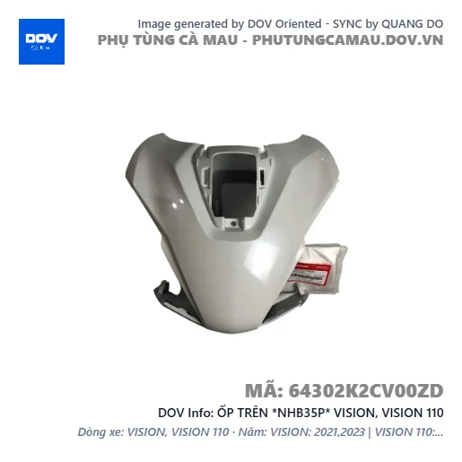 ỐP TRÊN *NHB35P* VISION, VISION 110 — 64302K2CV00ZD