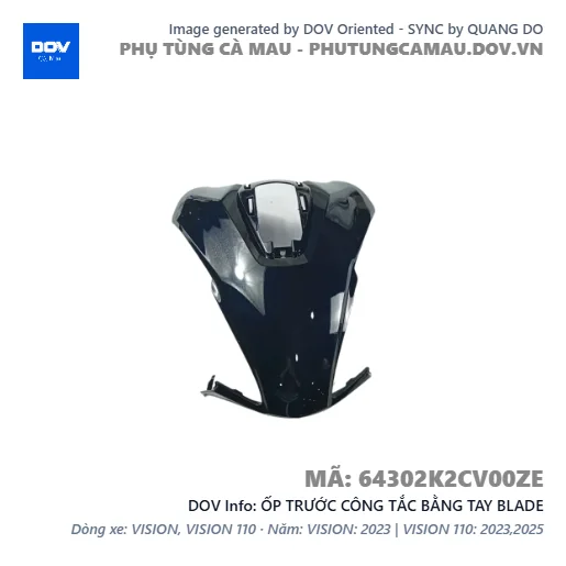 ỐP TRƯỚC CÔNG TẮC BẰNG TAY BLADE — 64302K2CV00ZE