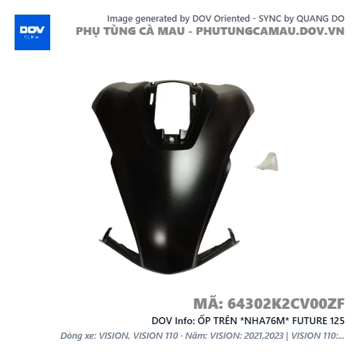 ỐP TRÊN *NHA76M* FUTURE 125 — 64302K2CV00ZF