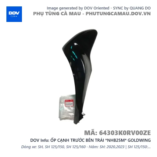 ỐP CẠNH TRƯỚC BÊN TRÁI *NHB25M* GOLDWING — 64303K0RV00ZE