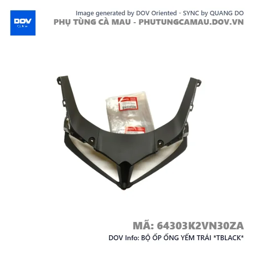BỘ ỐP ỐNG YẾM TRÁI *TBLACK*  — 64303K2VN30ZA