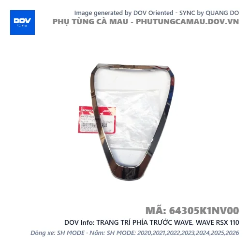 TRANG TRÍ PHÍA TRƯỚC WAVE, WAVE RSX 110 — 64305K1NV00