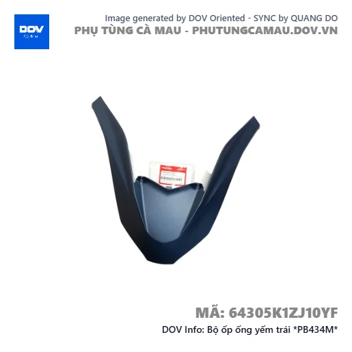 Bộ ốp ống yếm trái *PB434M*  — 64305K1ZJ10YF