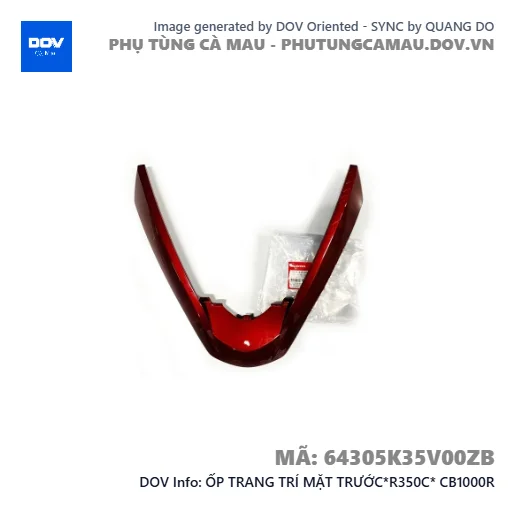ỐP TRANG TRÍ MẶT TRƯỚC*R350C* CB1000R — 64305K35V00ZB