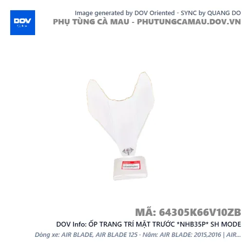 ỐP TRANG TRÍ MẶT TRƯỚC *NHB35P* SH MODE — 64305K66V10ZB