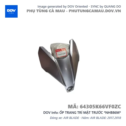 ỐP TRANG TRÍ MẶT TRƯỚC *NHB86M*  — 64305K66VF0ZC